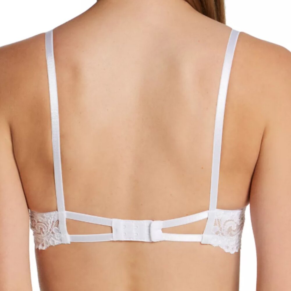 Smart & Sexy White Lace Lightly Padded Underwire Bra 38DD Estilo Style 85046 - Picture 2 of 8